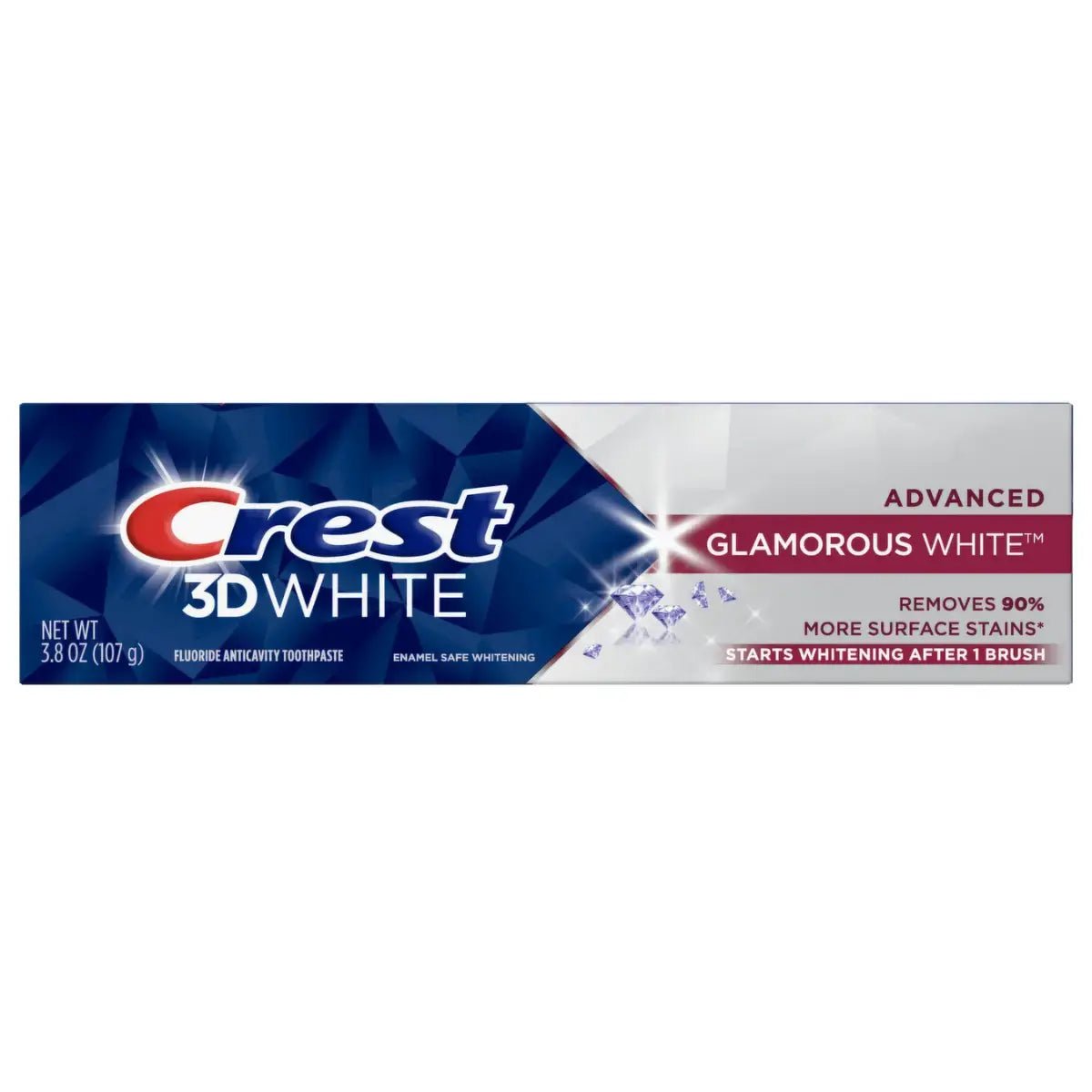 Dentifricio Crest 3D White Glamorous White 107g