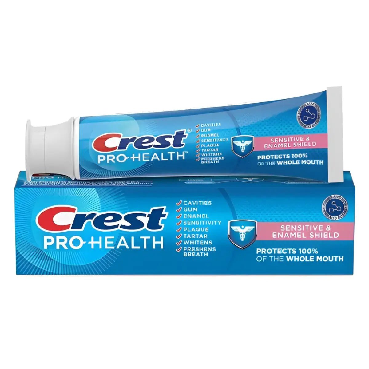 Dentifricio Crest Pro+Health Sensitive and Enamel Shield 121g